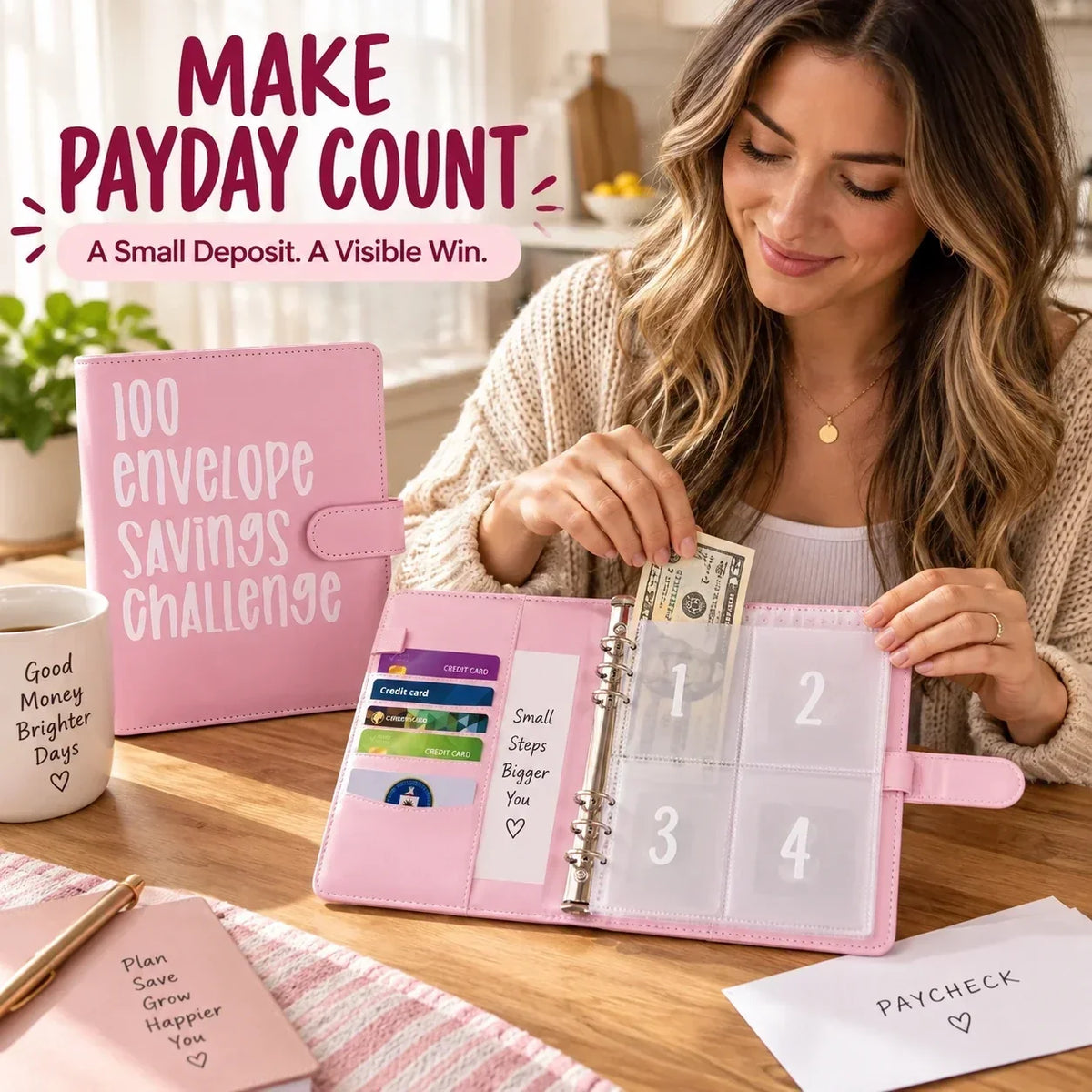 💰$5,050 Savings Challenge Binder