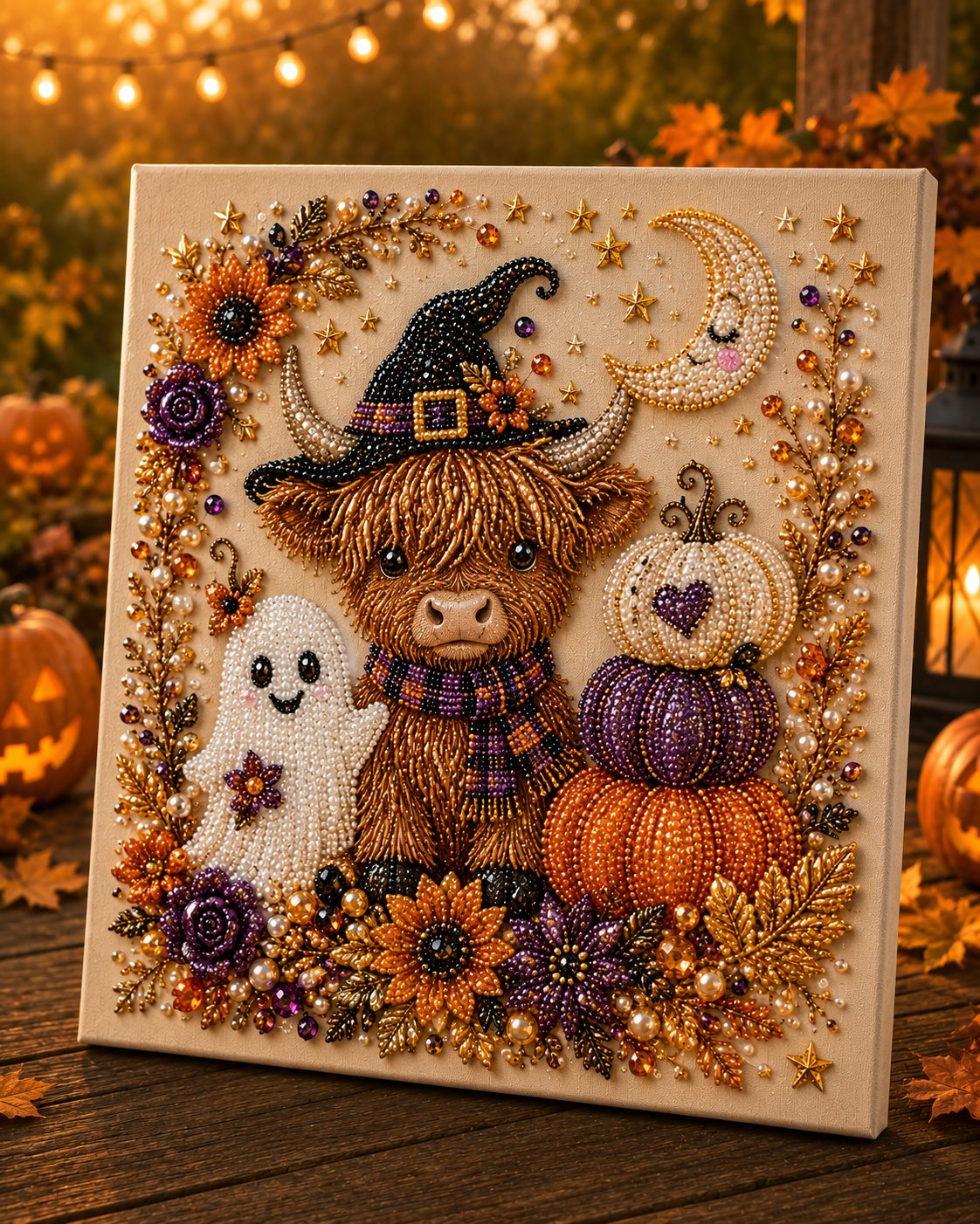 ⚡Halloween Pearl Art DIY Kit – Turn Tiny Pearls into Spooky-Cute Magic