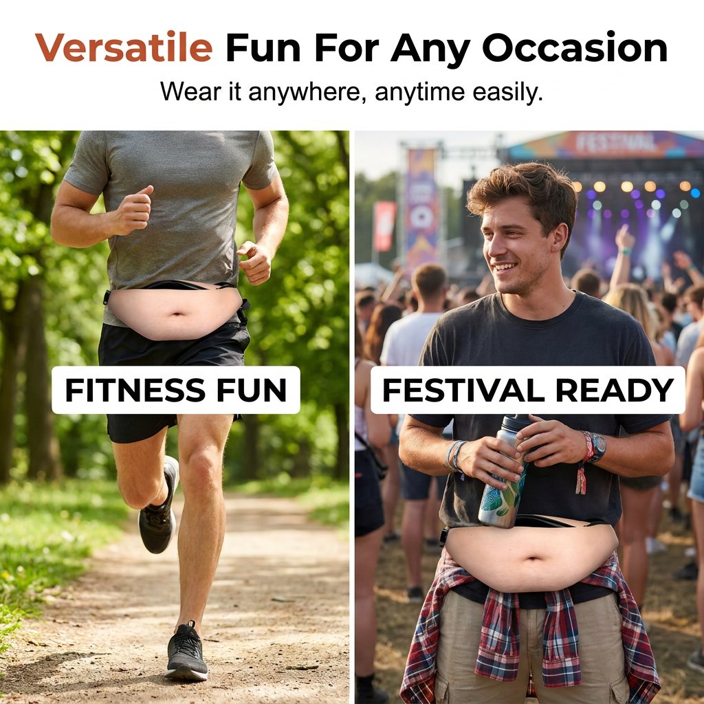 Dad Bag Beer Belly Fanny Pack | Funny 3D Waist Pack