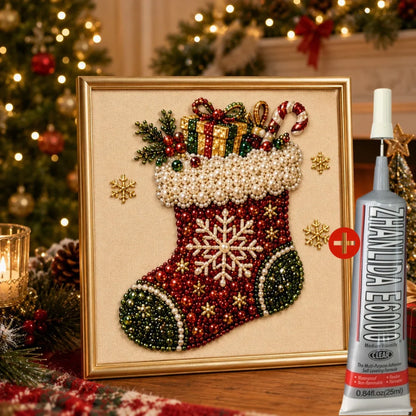 🧘Relaxing & Beginner-Friendly - 🎨💎DIY Christmas Pearl Art Kit