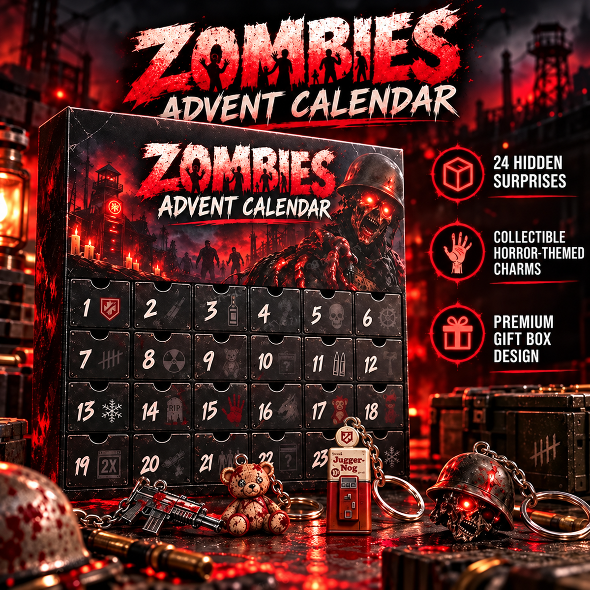 🎃 50% OFF Zombie Countdown Advent Calendar for Halloween