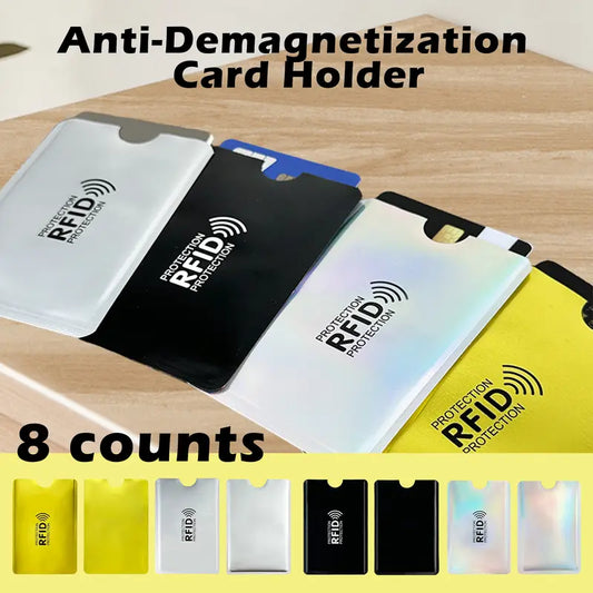 8 Pack RFID Blocking Sleeves for Credit Cards