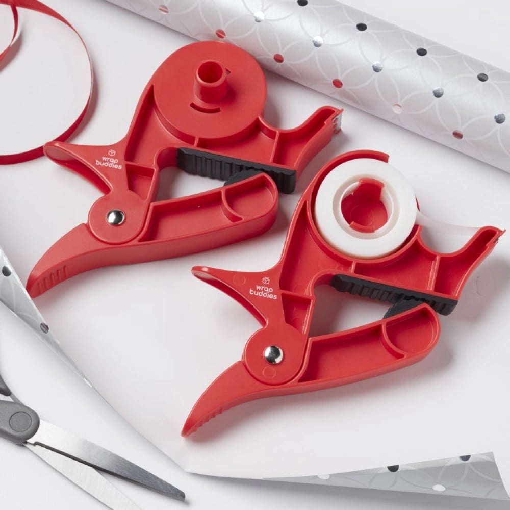 Wrap Buddies Tabletop Gift Wrapping Tool with Tape Dispenser