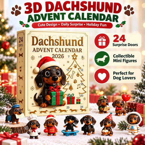 🔥🐶🎄 Dachshund Advent Calendar