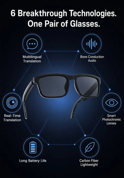 👓🌍 AI Smart Glasses: 100% Offline Translation, Zoom & Explore Smarter 🚀