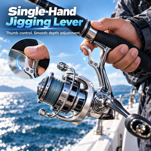 NEW ARRIVAL🎣 Single-Hand Jigging Reel