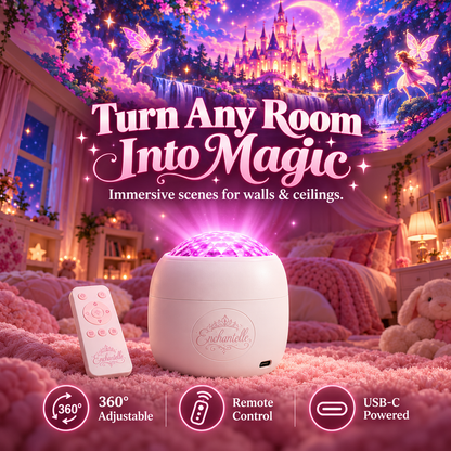 ✨ DreamScape Room Projector – Turn Walls & Ceilings Into a Magical Fantasy World 🌌🏰
