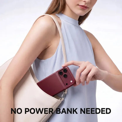🩷🔋 PinkBird Power Case for iPhone – Slim Battery Case & Portable Power Bank Kit ⚡