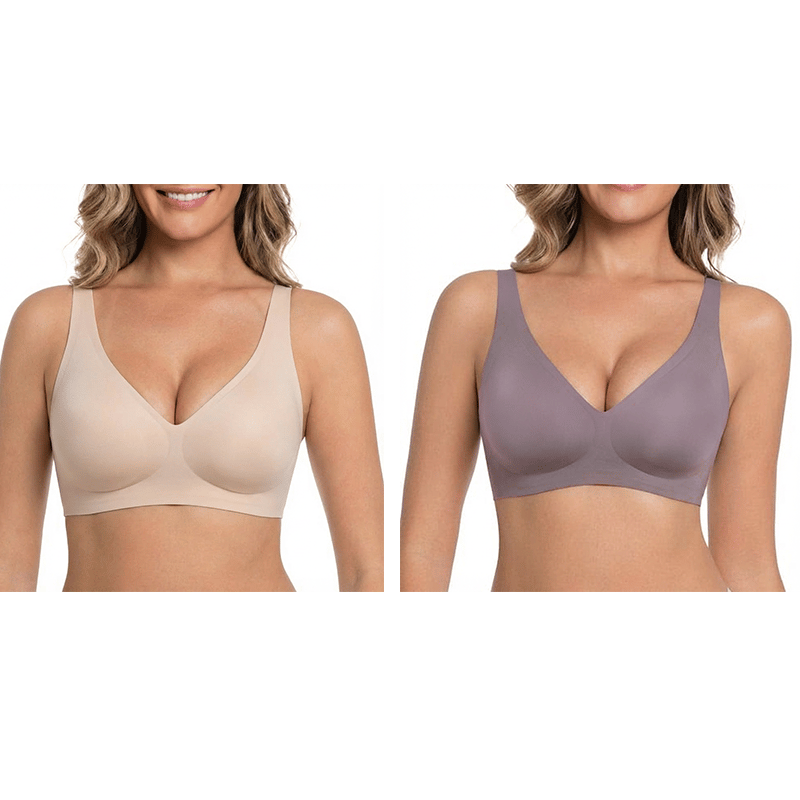 🎁Last Day Buy 1 Get 1 Free🔥Super Firming Wire-Free Push Up V-Neck Bra