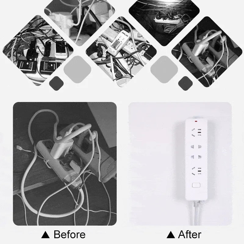 ⚡Adhesive Punch-free Socket Holder