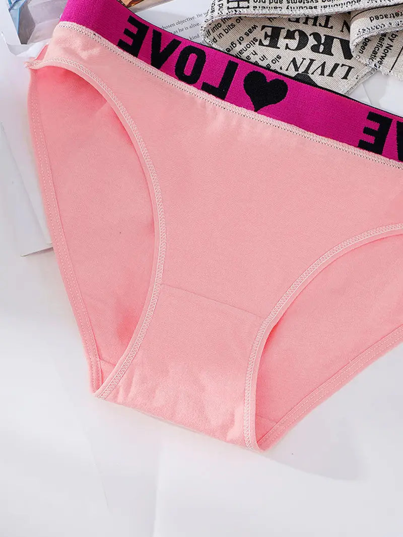 12 Pack High Rise Comfortable Casual Panties Set
