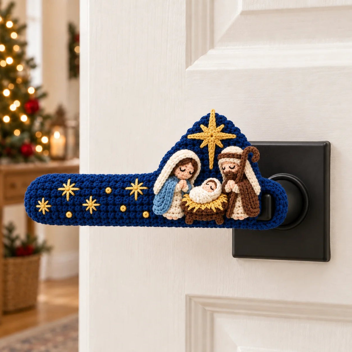 🔥Hand-Crocheted Blessing Door Handle Covers – Warm Handmade Home Decor