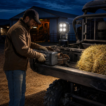 🚙 Omni-Directional 360-degree rotation LED Pod Light