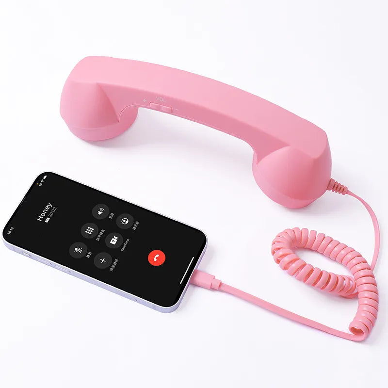 📞Retro telephone handset with Type-C interface