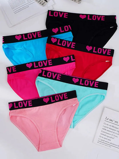 12 Pack High Rise Comfortable Casual Panties Set