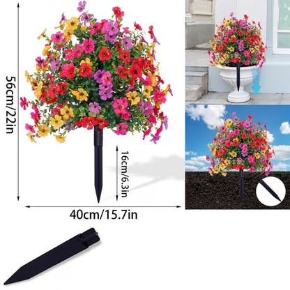 🌸Last Day Promotion!🌺UV Resistant Colorful Artificial Flower