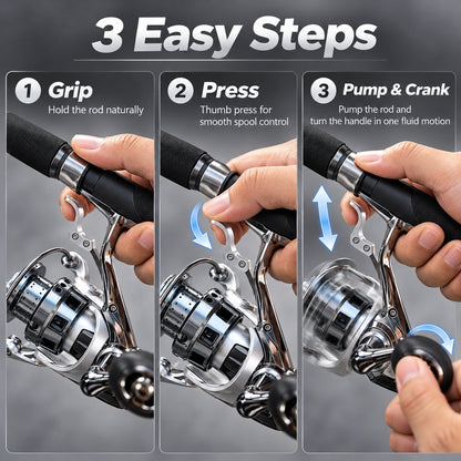 NEW ARRIVAL🎣 Single-Hand Jigging Reel
