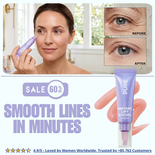 SPECIAL LAUNCH PRICE | GPURE™ Instant Lift Eye Gel | For Puffiness & Bags, Wrinkles, Fine Lines and Dark Circles