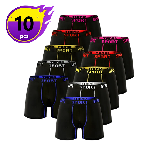 🔥5 Pack Men's Letter Tape Boxer Brief