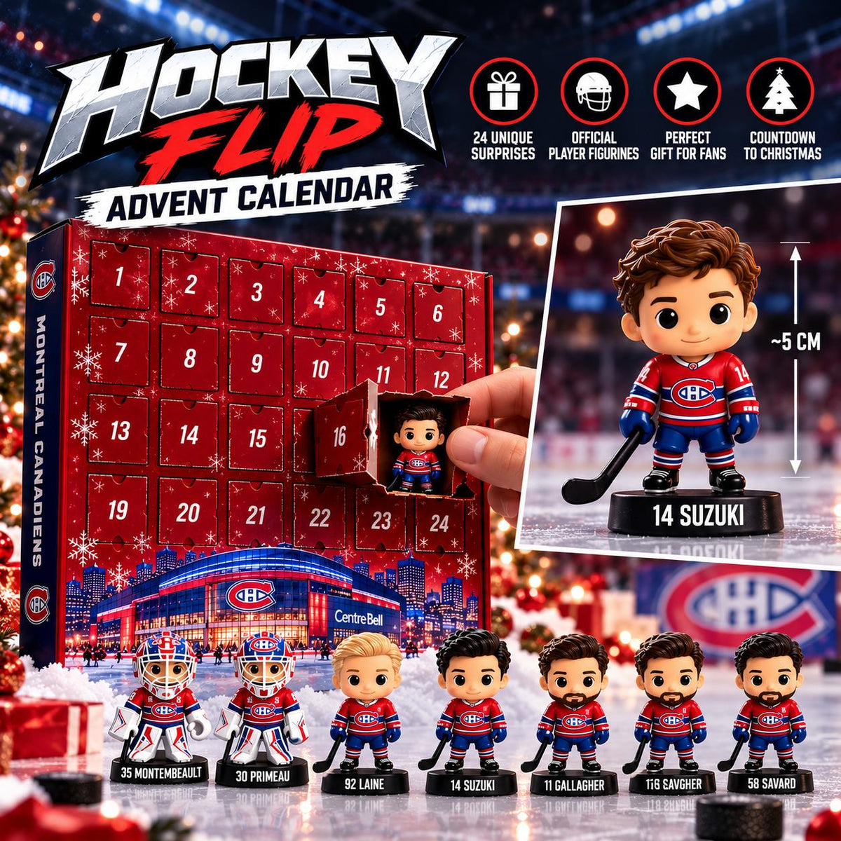 🎁Montreal Canadiens 2026 Christmas Advent Calendar