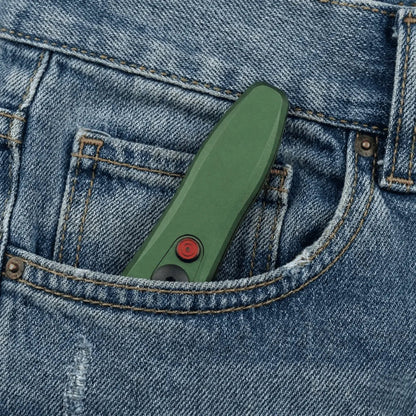 🔪 Compact Automatic Folding Knife | Lightweight Aluminum Handle