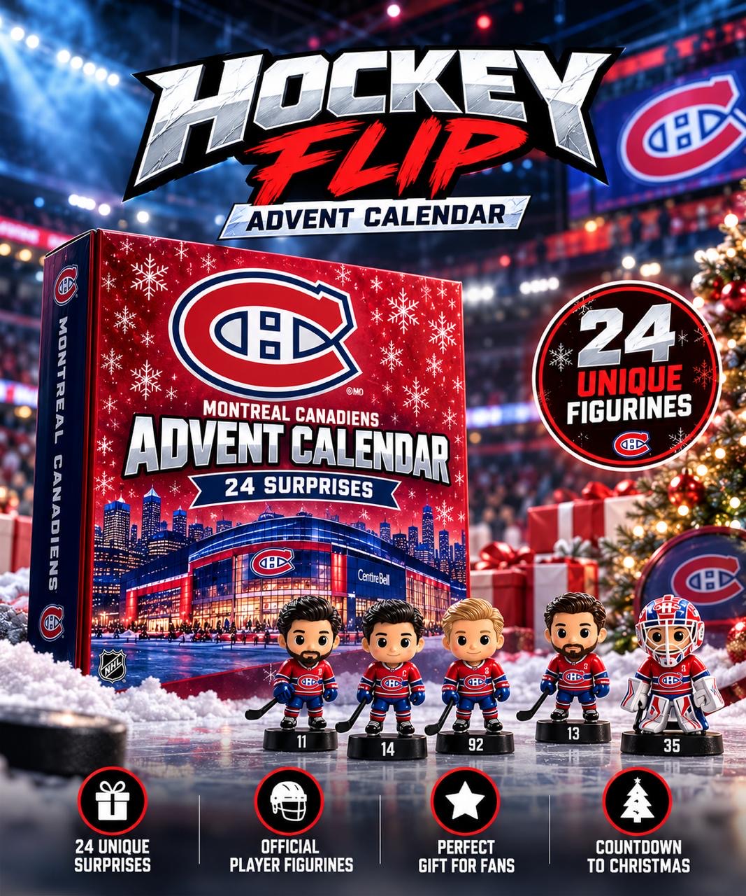 🎁Montreal Canadiens 2026 Christmas Advent Calendar