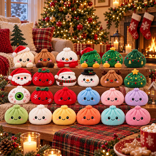 🥟🎄Steamed Dumplings Advent Calendar – 24 Days of Cute Christmas Surprises🎁