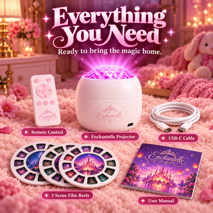 ✨ DreamScape Room Projector – Turn Walls & Ceilings Into a Magical Fantasy World 🌌🏰