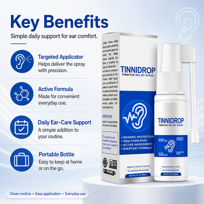 Effective Tinnitus Relief Spray-Daily Care Of The Ears