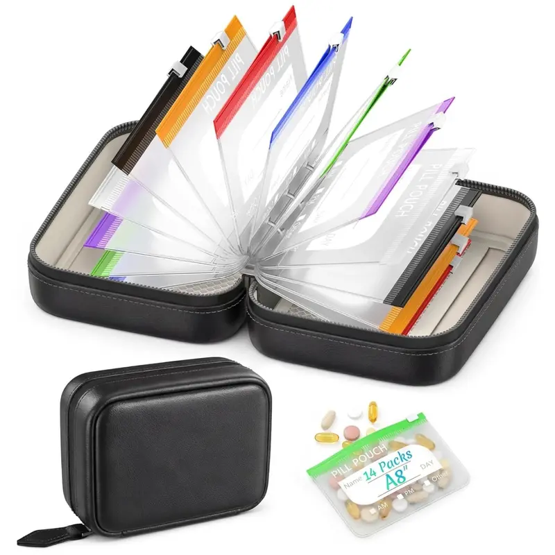 🔥Last Day 50% OFF - 💊The Ultimate A8 Waterproof Binder Pill Pouch Set