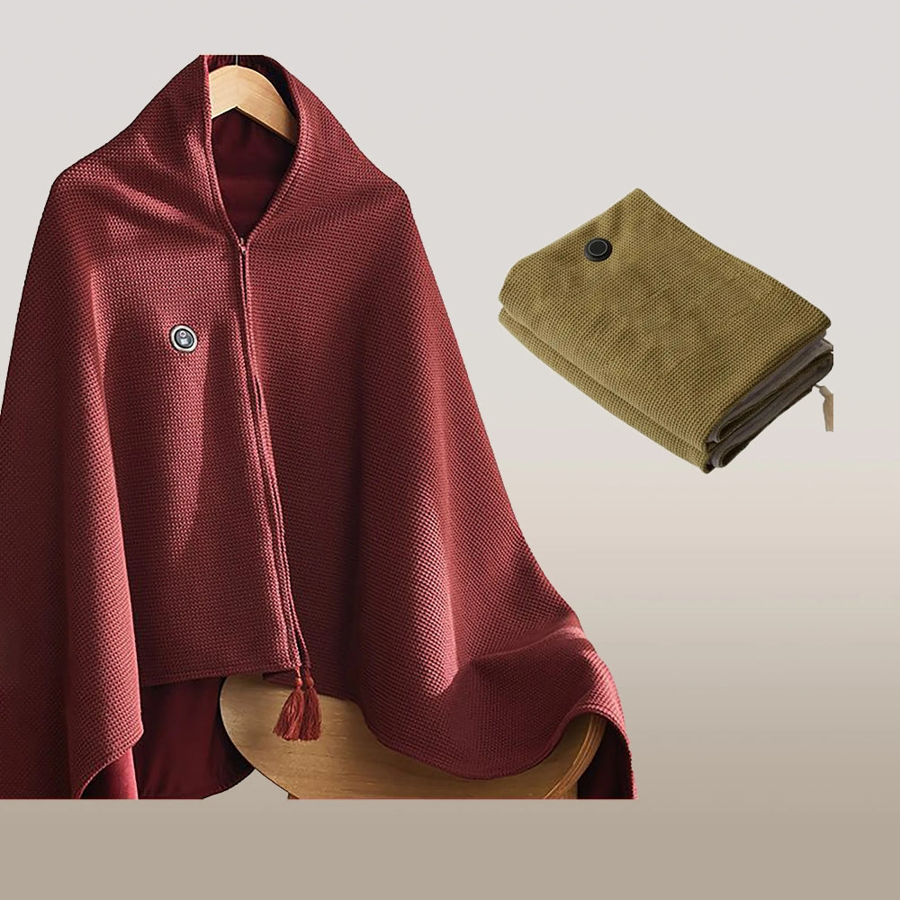 🔥 CozyHeat Wearable Heated Blanket – 3 Heat Levels for Winter Comfort