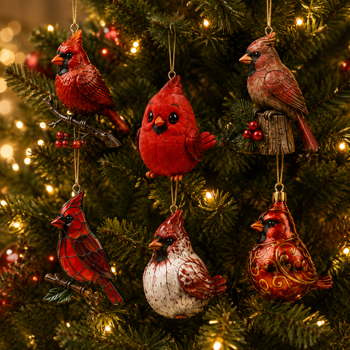 Last 50 pcs⏰ High-quality  model✨Cardinal Christmas 24-Day Countdown Calendar – Limited Anniversary Edition