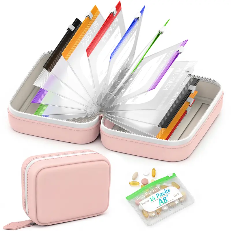 🔥Last Day 50% OFF - 💊The Ultimate A8 Waterproof Binder Pill Pouch Set
