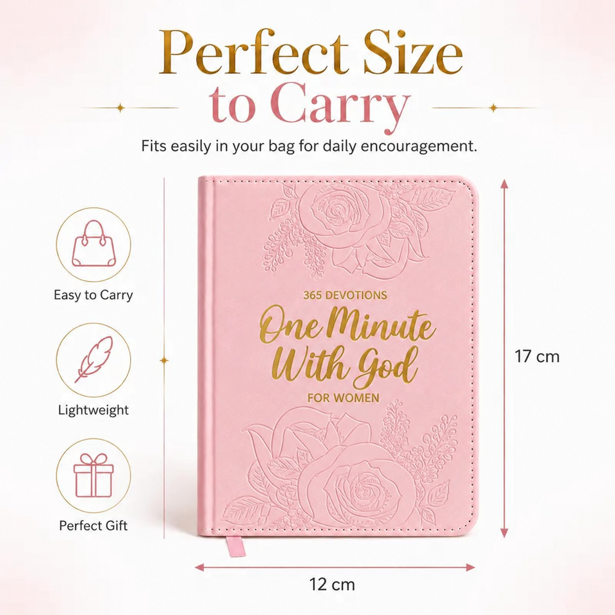 🤍365 Daily Devotional Journal for Women|A Moment With God Every Day