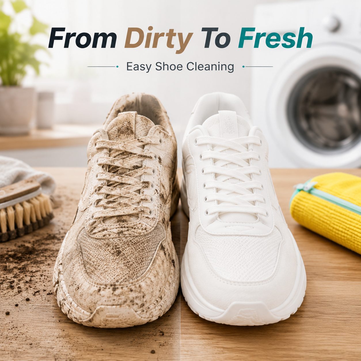 👟 No-Scrub Shoe Washing Bag – Clean & Protect Your Sneakers In The Washing Machine