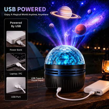 🎀360° Smart Holographic Starry Sky Projector (HD Smart Dynamic 5D)