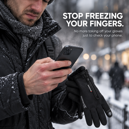 🔥Winter Flip-Top Touchscreen Gloves – Warm, Windproof & Water-Resistant