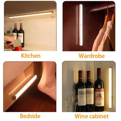 🔥LAST DAY SALE 49% OFF💡 Punch-free Smart Sensor Magnetic Rechargeable LED Lights✈Fast Worldwide Shipping