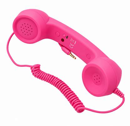 ☎️Retro Phone Handset for Smartphones – Classic Wired Calling Accessory