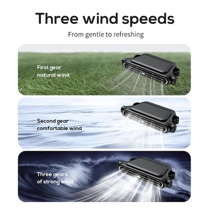🚗 Car Seat Velcro Fan – Portable & Adjustable, Stays in Place