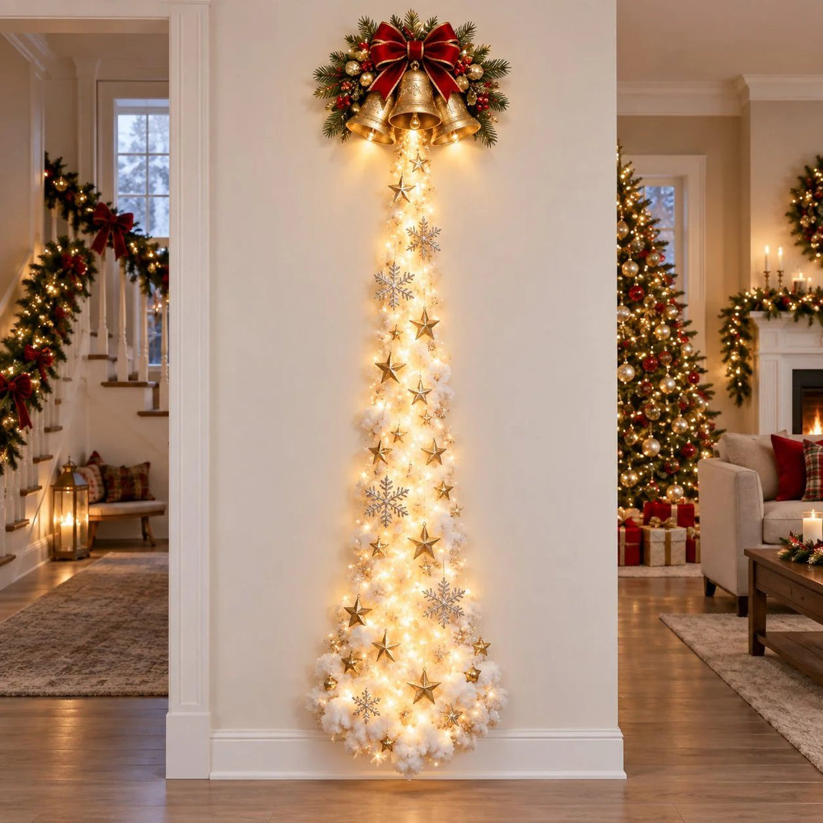 🎄✨ Wall light “Enchanted Christmas Trail” | A touch of Christmas magic after dark