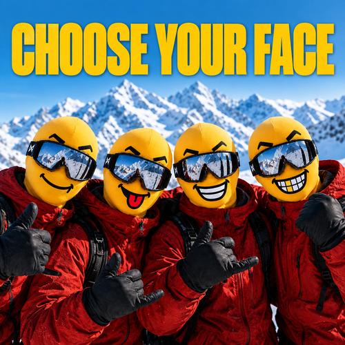 😂 Funny Block Head Ski Mask – Full Face Winter Balaclava
