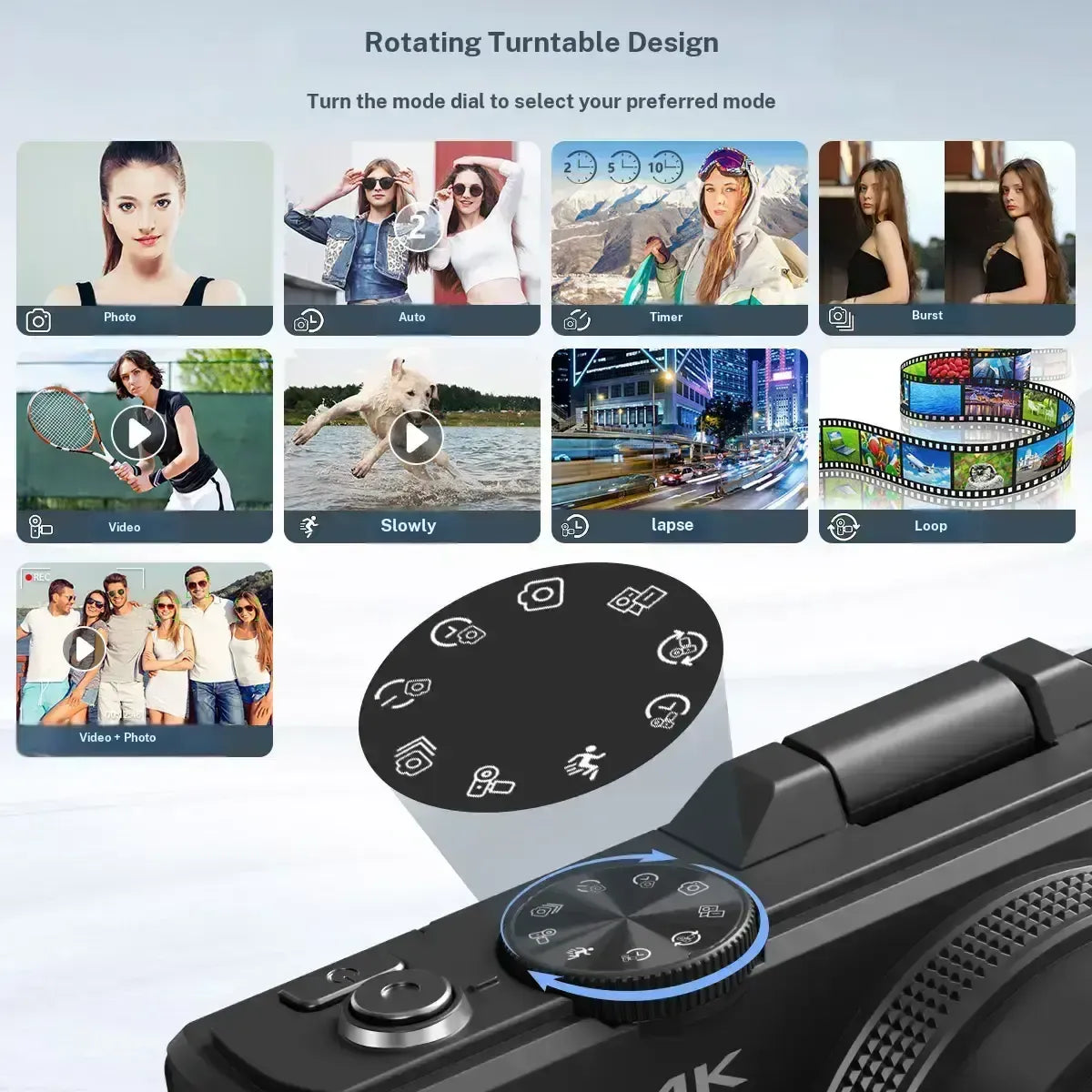 WIKICO 4K Digital Camera for Photography & Content Creators - 64MP📸