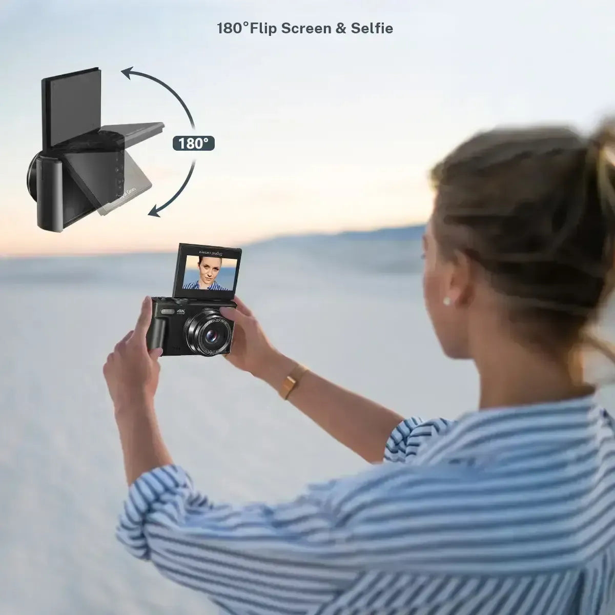 WIKICO 4K Digital Camera for Photography & Content Creators - 64MP📸