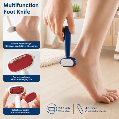 🦶 Dual-Sided Foot Callus Remover – Smooth Rough Heels with Simple At-Home Care