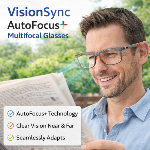 🔥VisionSync AutoFocus+ Multifocal Glasses