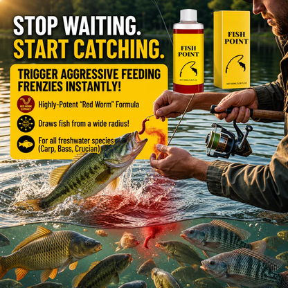 🔥Red Worm Fish Attractant – Fast-Action Liquid Bait Booster