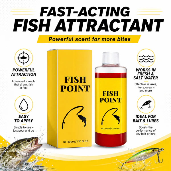 🔥Red Worm Fish Attractant – Fast-Action Liquid Bait Booster