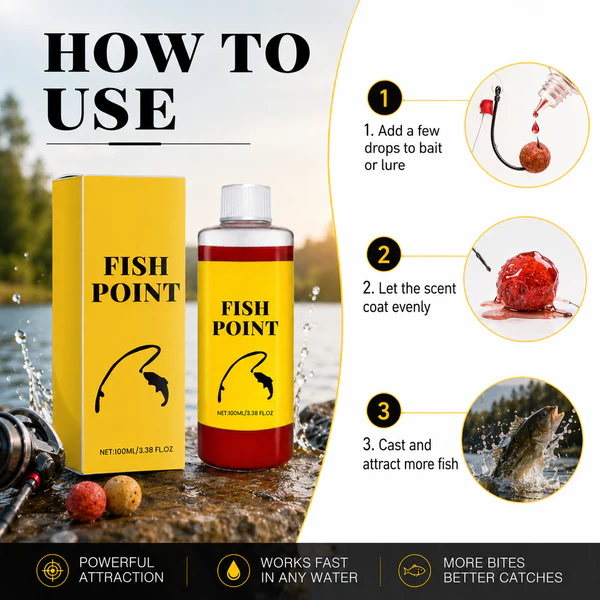 🔥Red Worm Fish Attractant – Fast-Action Liquid Bait Booster
