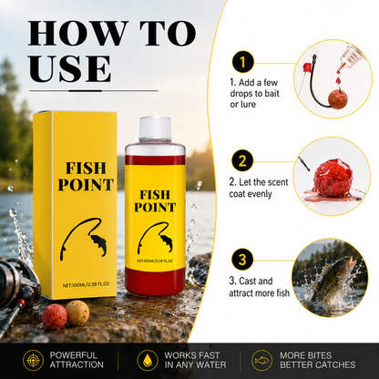 🔥Red Worm Fish Attractant – Fast-Action Liquid Bait Booster